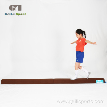 9FT Folding Kids Microfiber Gymnastic Training Balance Beam